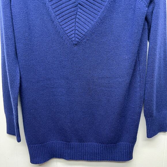 Attention V-Neck Long Sleeve Pullover Women's Sweater Size Large - Picture 4 of 12